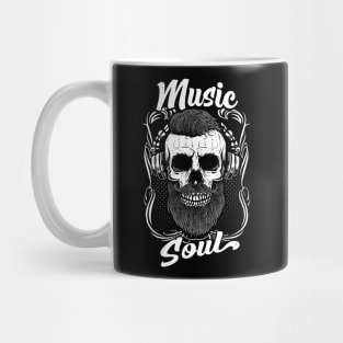 Music Soul Music Lover Skull Mug